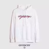sweat givenchy pas cher hoodie broderie logo blanc